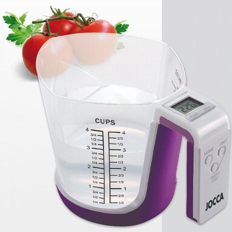 Báscula con jarra medidora 14x21 cm. Jocca www.cocinista.es