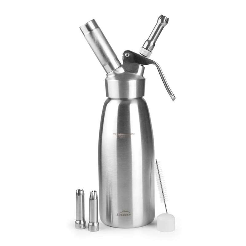 Comprar sifón de cocina de acero inox Lacor 68404 68405 capacidad 500 ml