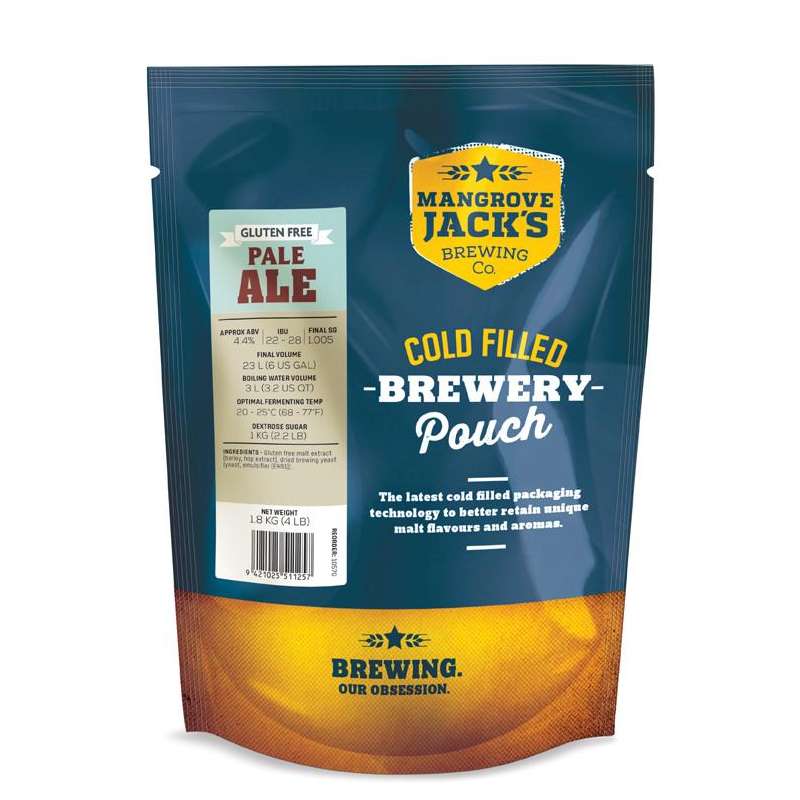 Pale Ale sin gluten 23 l Mangrove Jack's