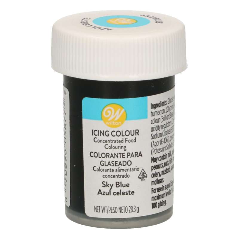 Colorante Azul Celeste En Pasta 28gr Wilton Www Cocinista Es