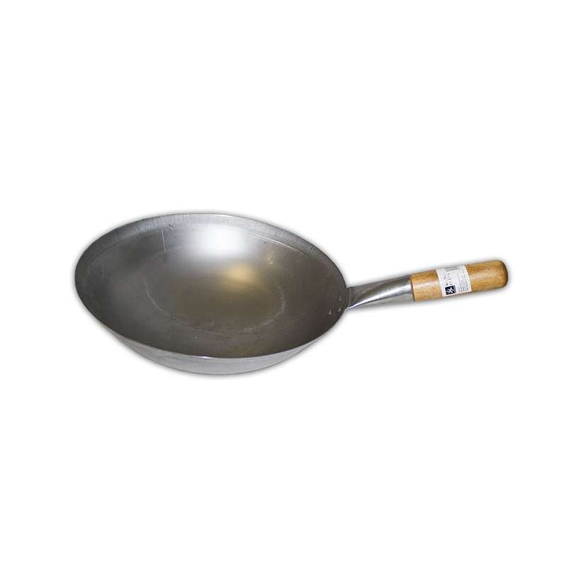 Cocina Cocinar Wok Mango largo Sin transferencia de calor Sin sartenes y  sartenes Utensilios de cocina Sartén para gas de inducción 36cm BLESIY  sartén wok