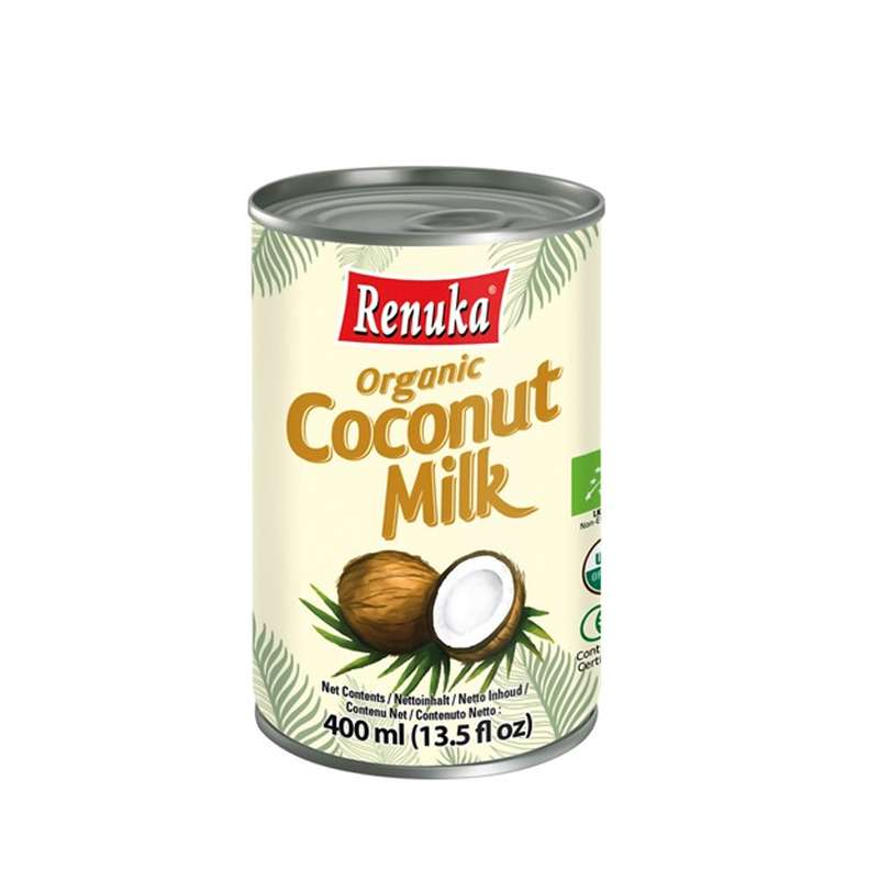 Leche de coco orgánica - 400ml Renuka