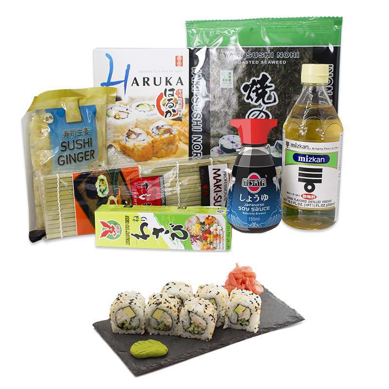 10 Piezas de Rollos de Sushi para Hacer Sushi AIflyMi Kit para Hacer Sushi Fabricante de Sushi 10 Piezas Completo con Cuchillo de Sushi Premium y Manual de Usuario