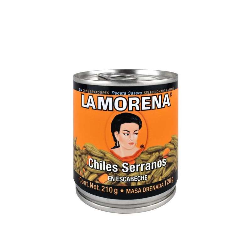 Chiles Serranos en escabeche - 200g La Morena |...