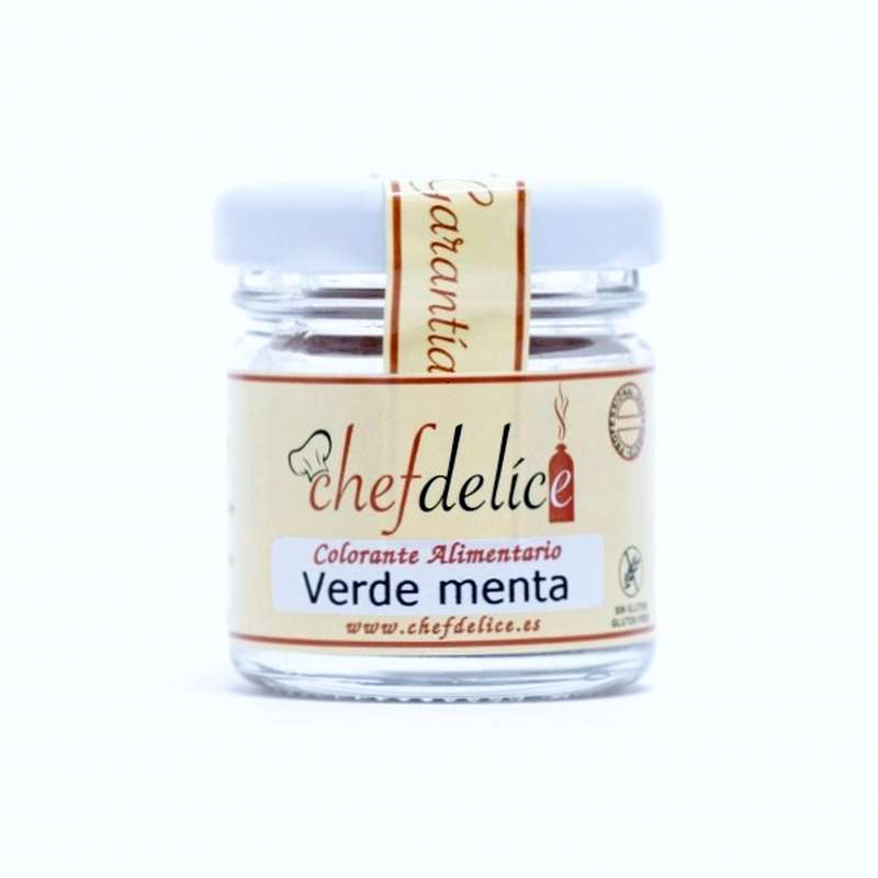 Colorante en polvo Verde Menta 20 g Chefdelice