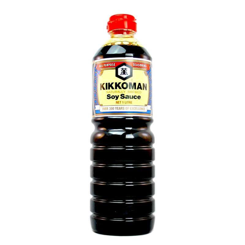 Salsa de soja (Japón) 1 l Kikkoman www.cocinista.es