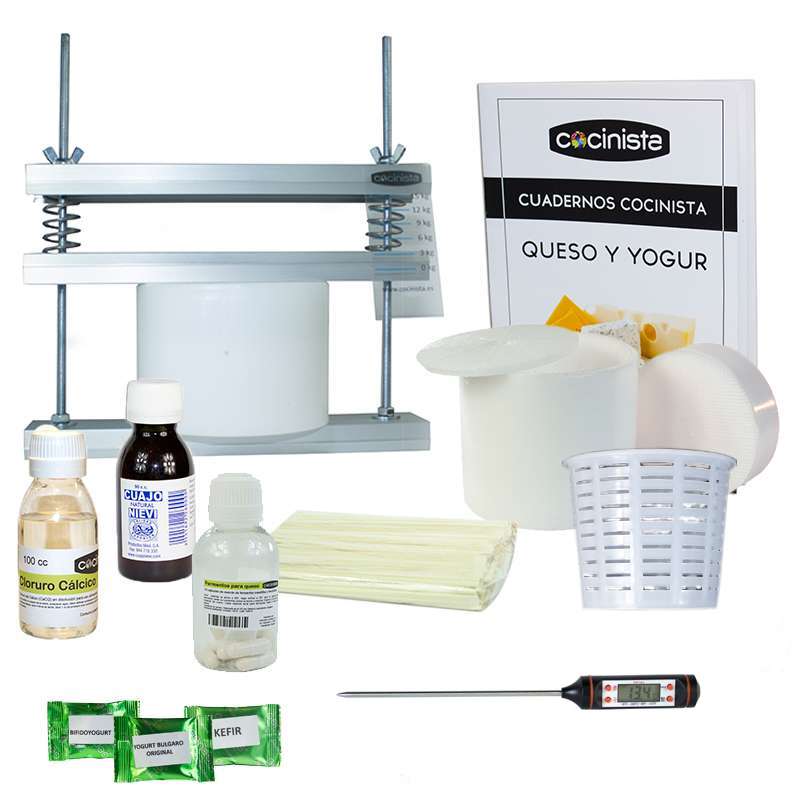 Kit para hacer queso y yogur De Luxe Cocinista