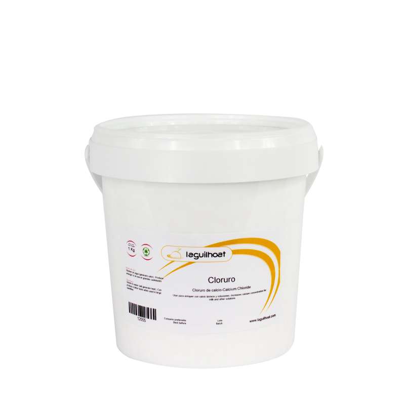 Cloruro de calcio en polvo 1kg Laguilhoat www.cocinista.es