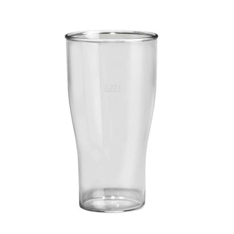 Vaso cerveza de plástico - 350 cc x 5 uds Goldplast