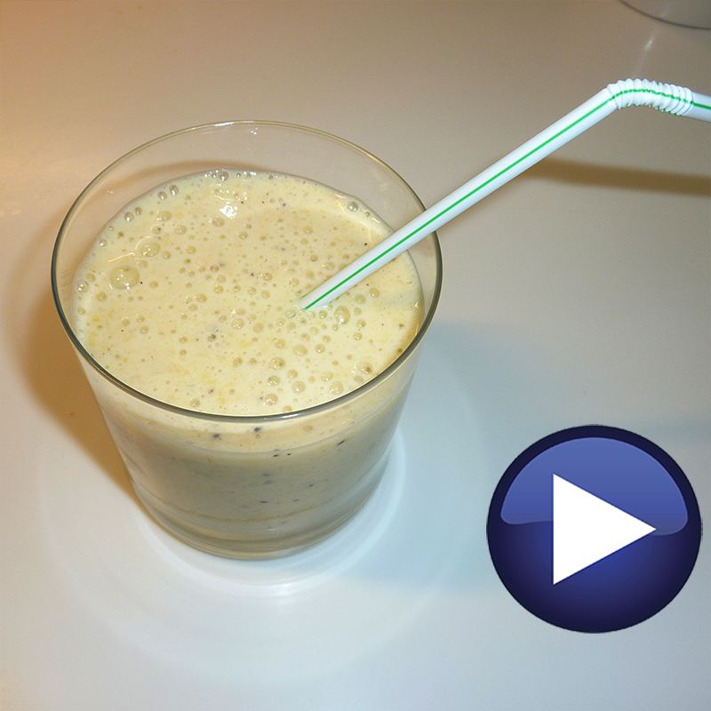 Batido de frutas saludable con goma xantana |...