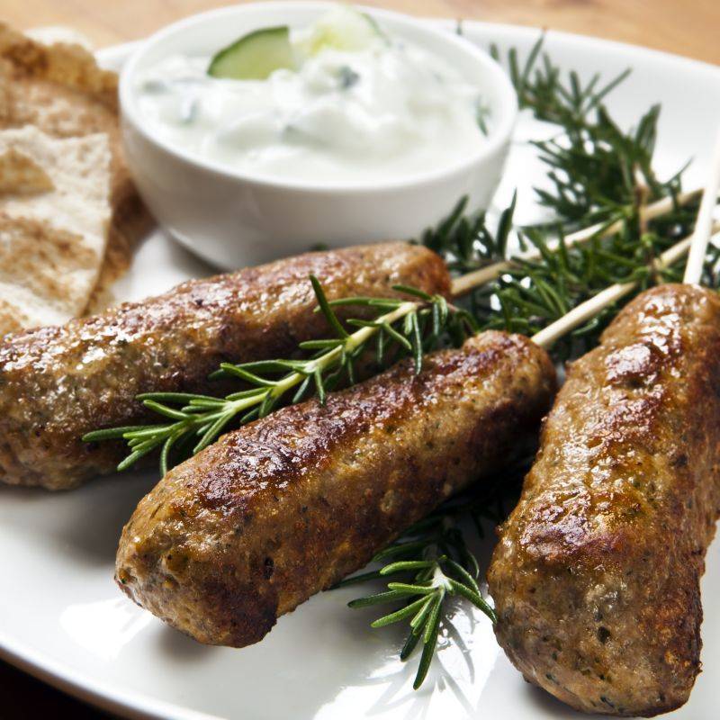 Kofta en kebab 