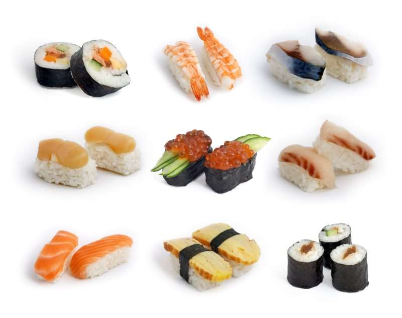 Nombres propios del sushi en japonés 