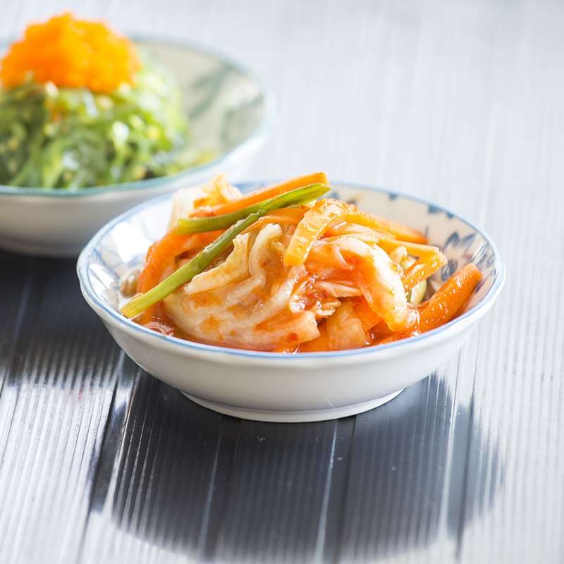 Receta de kimchi coreano fermentado nabo vegetales - LA NACION