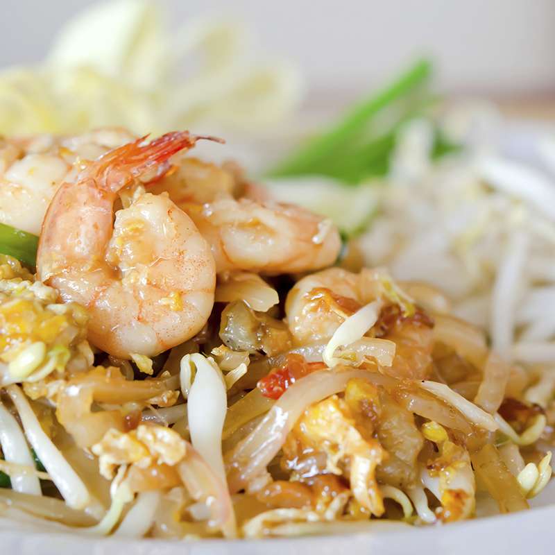 Pad Thai de gambas 